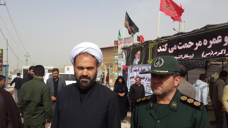 پذیرایی روزانه 5 هزار نفر از زوار اربعین در موکب خادمان راه بهشت حمیل