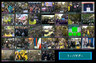 خروش اقصی نقاط کشور در راهپیمایی 13 آبان 97 در یک قاب 