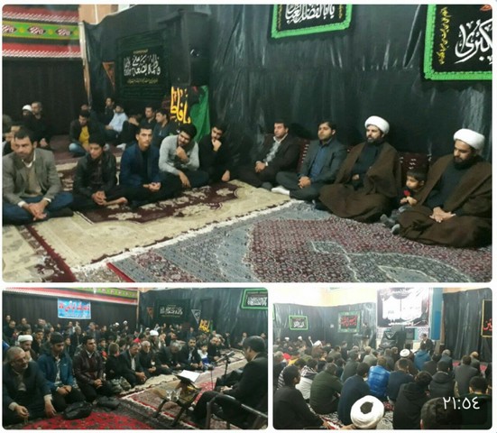 برگزاری مراسم عزاداری شب رحلت پیامبر اکرم (ص) و شهادت امام حسن مجتبی(ع) در اسلام آبادغرب+ تصاویر