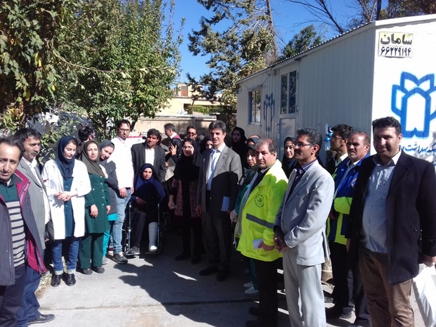 تقدیر از فداکاری و زحمات پرسنل بیمارستان اسلام آبادغرب+تصاویر