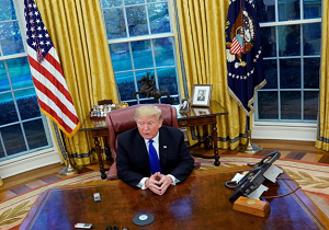 ترامپ: اگر لازم باشد با رئیس‌جمهور چین ملاقات می‌کنم/ هرگز نگران استیضاح شدن نیستم! 