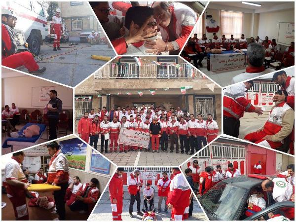 برگزاری دوره آموزشی امداد و نجات نوروزی در هلال احمر اسلام آبادغرب