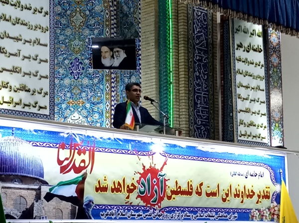 اساس تعالیم اسلام و آرمان های انقلاب ظلم ستیزی است/حضور و حمایت ملت ایران از مردم فلسطین خیلی تاثیر گذار است و بر افکار عمومی جهان جهت می دهد