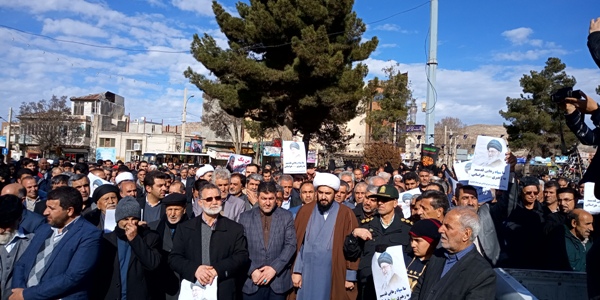 راهپیمایی دفاع از آرمان‌های انقلاب، ولایت فقیه و شهدا در اسلام آبادغرب+تصاویر