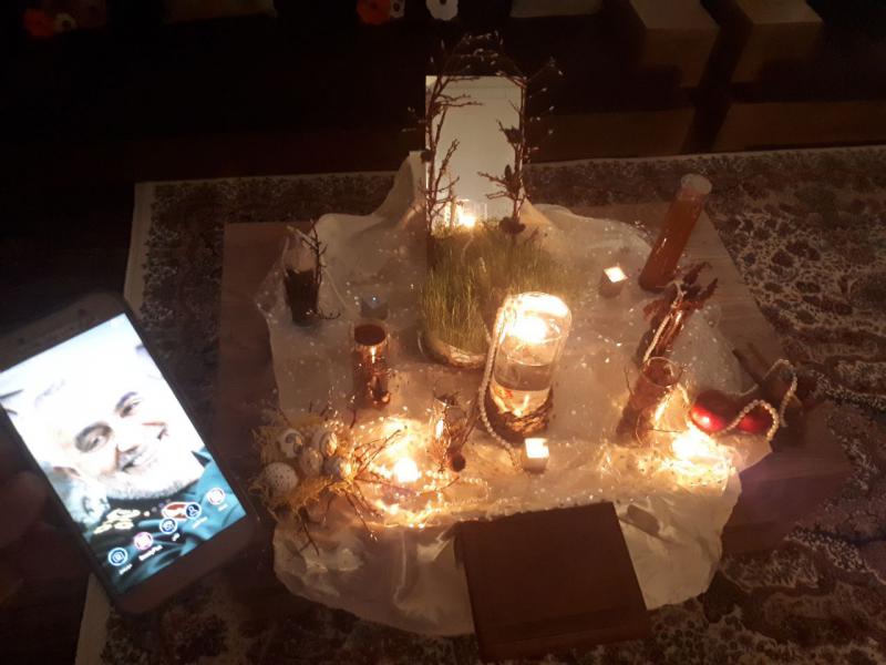 پویش (سین هشتم سلیمانی) با تصاویر سفره هفت سین+تصاویر