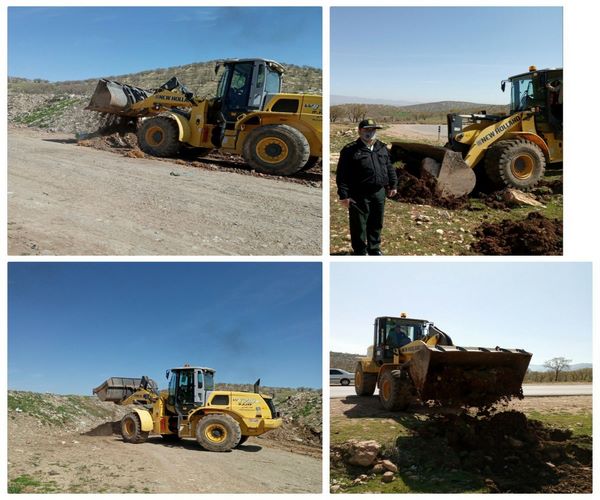 مسدود شدن ورودی تفرجگاه های جنوبی اسلام آبادغرب مسدود شدن ورودی تفرجگاه های جنوبی اسلام آبادغرب