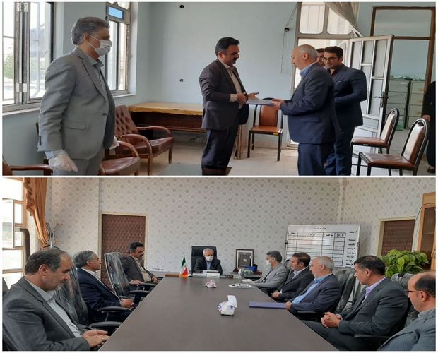  تکریم و معارفه مدیر امور آبفار و سرپرست جدید امور آبفا شهرستان اسلام آبادغرب