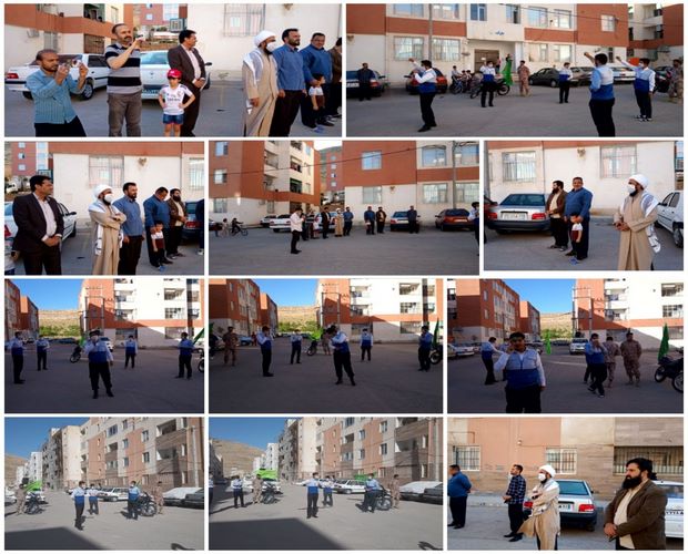 اجرای سرود(پاتوقی) و خیابانی توسط کاروان منتظران ظهور+تصاویر