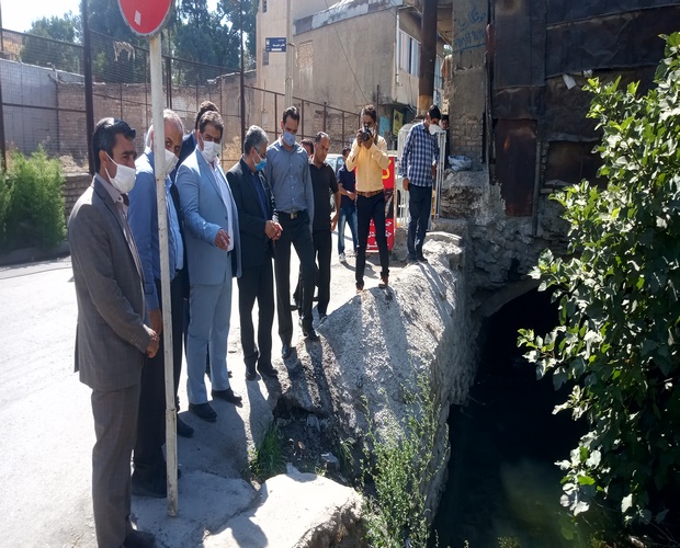 بازدید از طرح ساماندهی " نهر ارمنی" اسلام آبادغرب+تصاویر