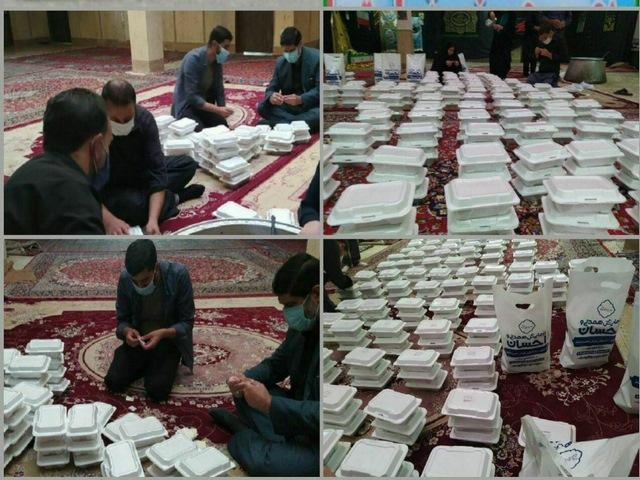توزیع بیش از 18 هزار ماسک و غذای گرم در بین مردم اسلام آبادغرب+تصاویر