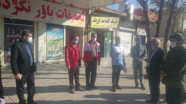 بازدید اعضای قرار گاه مدیریت و کنترل کرونای شهرستان از چگونگی نظارت بر اماکن تهیه و توزیع اسلام آبادغرب بازدید اعضای قرار گاه مدیریت و کنترل کرونای شهرستان از چگونگی نظارت بر اماکن تهیه و توزیع اسلام آبادغرب