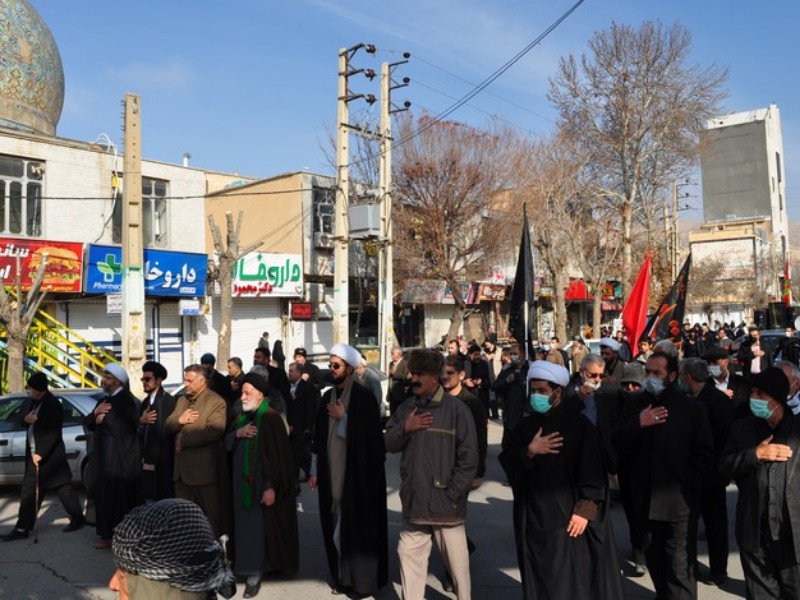 مراسم عزاداری سالروز شهادت حضرت زهرا(س) در اسلام آبادغرب برگزار شد+تصاویر