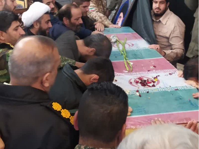 مراسم استقبال از شهید گمنام در اسلام آبادغرب+تصاویر