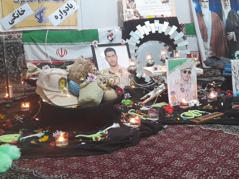 برگزاری یادواره خانگی شهید میلاد صیادی در اسلام‌آبادغرب+عکس