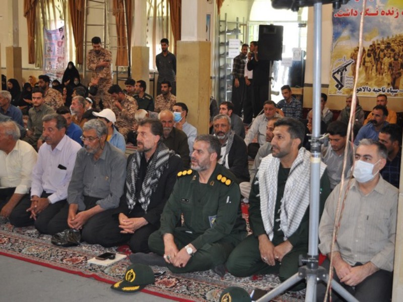 مراسم یادواره شهدای قورچی باشی در گهواره برگزار شد+ تصاویر