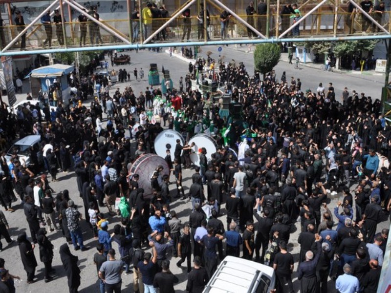 عزاداری تاسوعای حسینی در اسلام آبادغرب+تصاویر