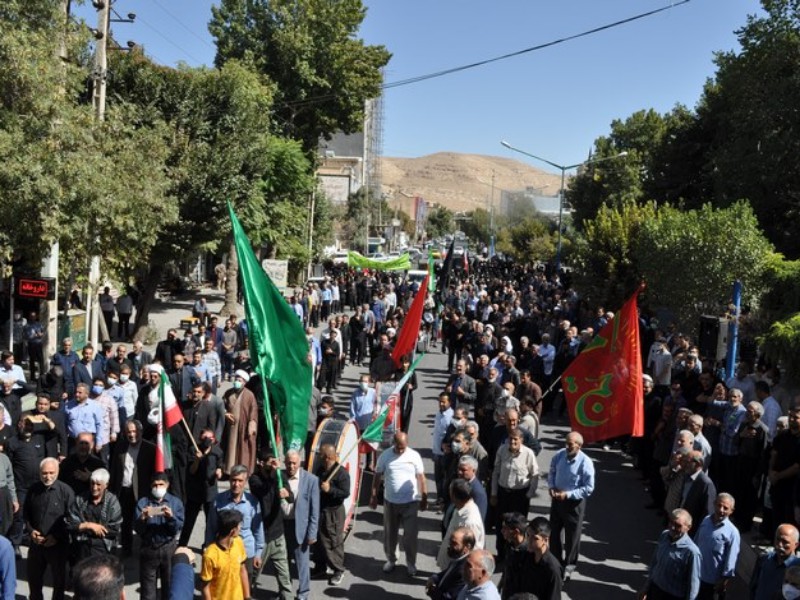 مراسم عزاداری رحلت پیامبر اسلام (ص) و شهادت امام حسن مجتبی(ع) در اسلام آبادغرب+تصاویر