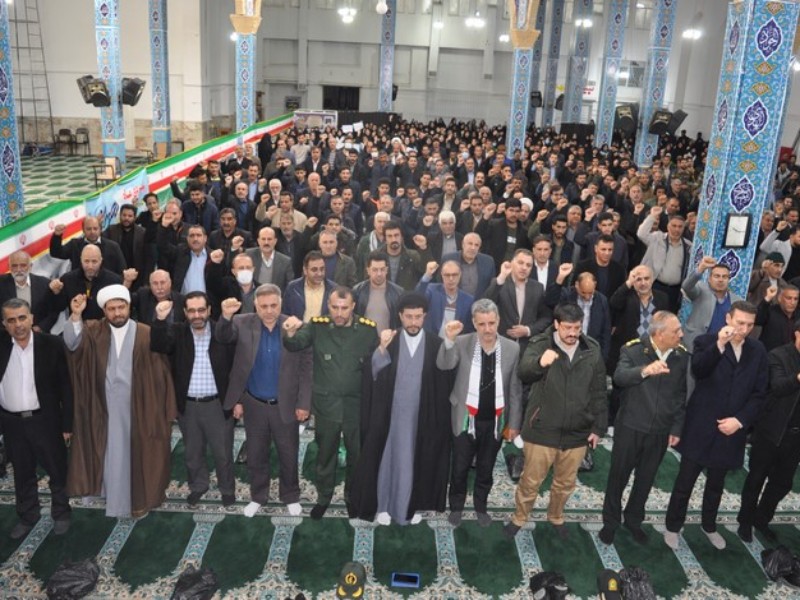 مراسم گرامیداشت حماسه 9 دی در اسلامآبادغرب مراسم گرامیداشت حماسه 9 دی در اسلامآبادغرب