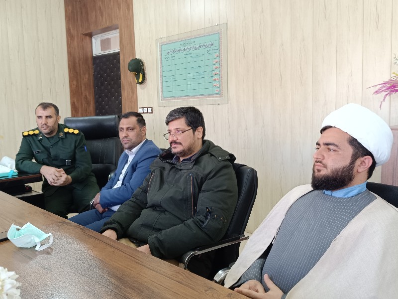 دیدار مسیولین شهرستان با فرمانده سپاه  ناحیه