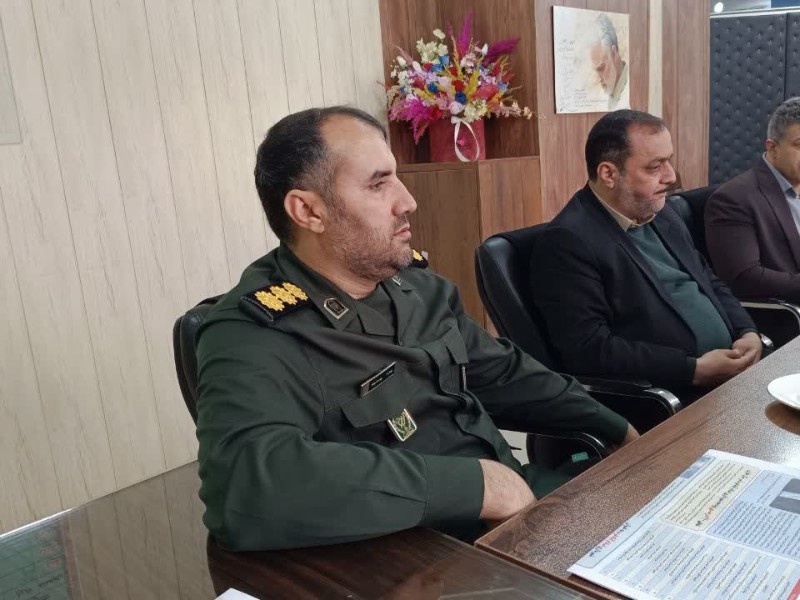 دیدار مسیولین شهرستان با فرمانده سپاه اسلام آباد غرب