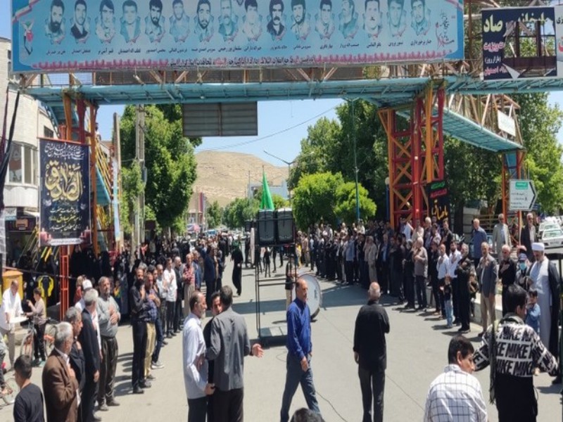 مراسم عزاداری شهادت امام جعفر صادق(ع) در اسلام‌آبادغرب