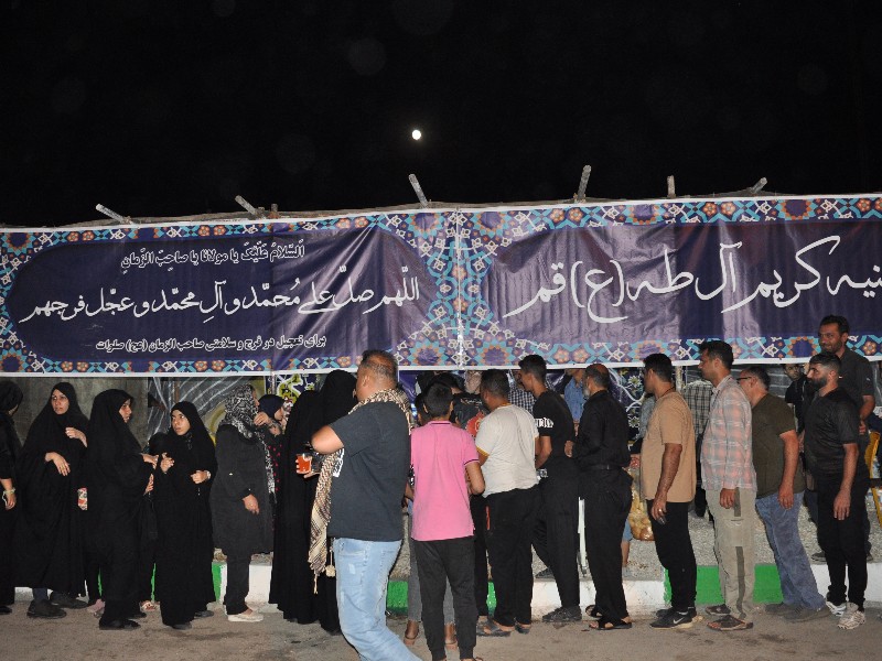 خدمت‌رسانی موکب‌های شهر حمیل به زوار اربعین